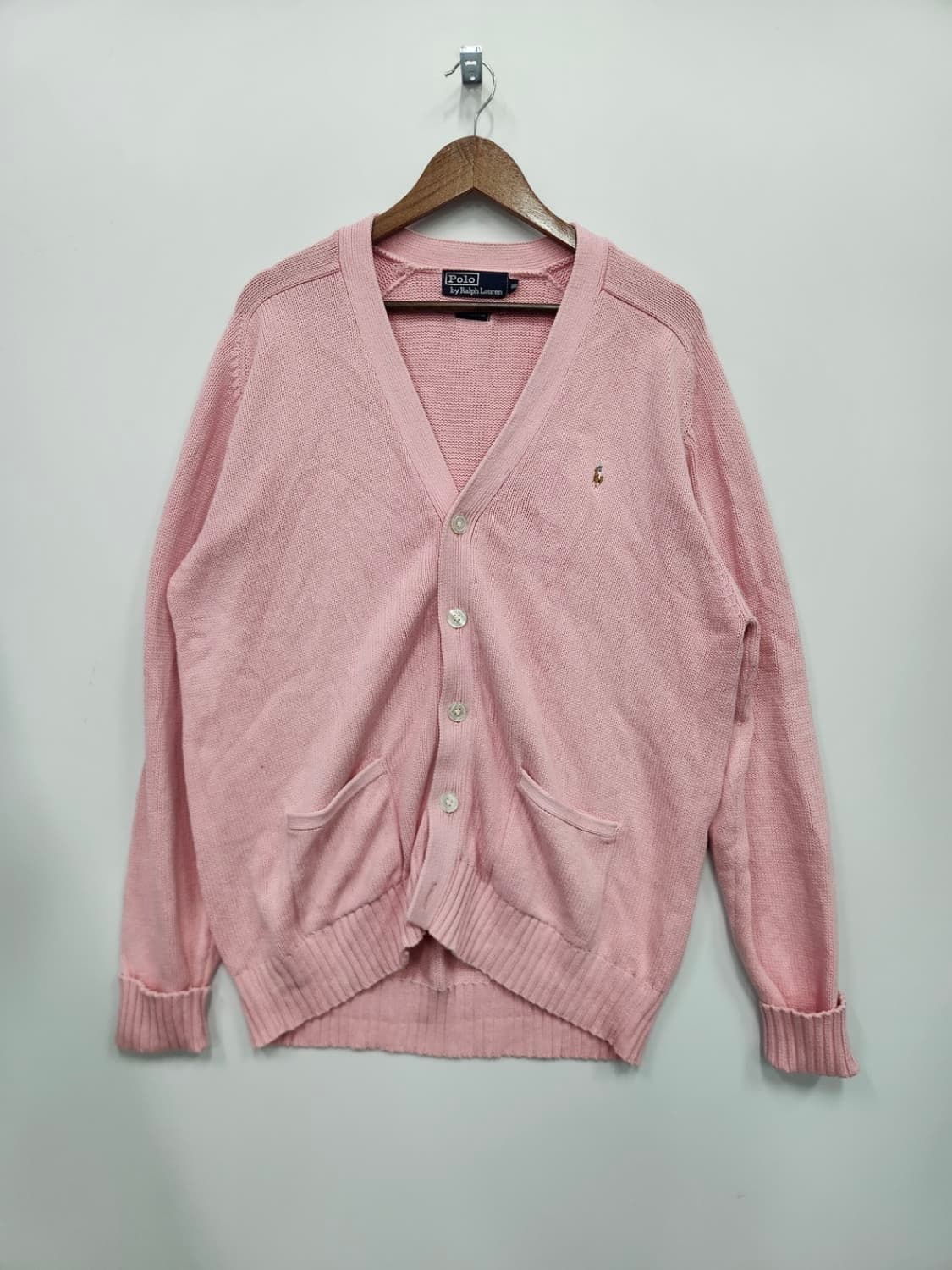 폴로 핑크 가디건  상품이미지1