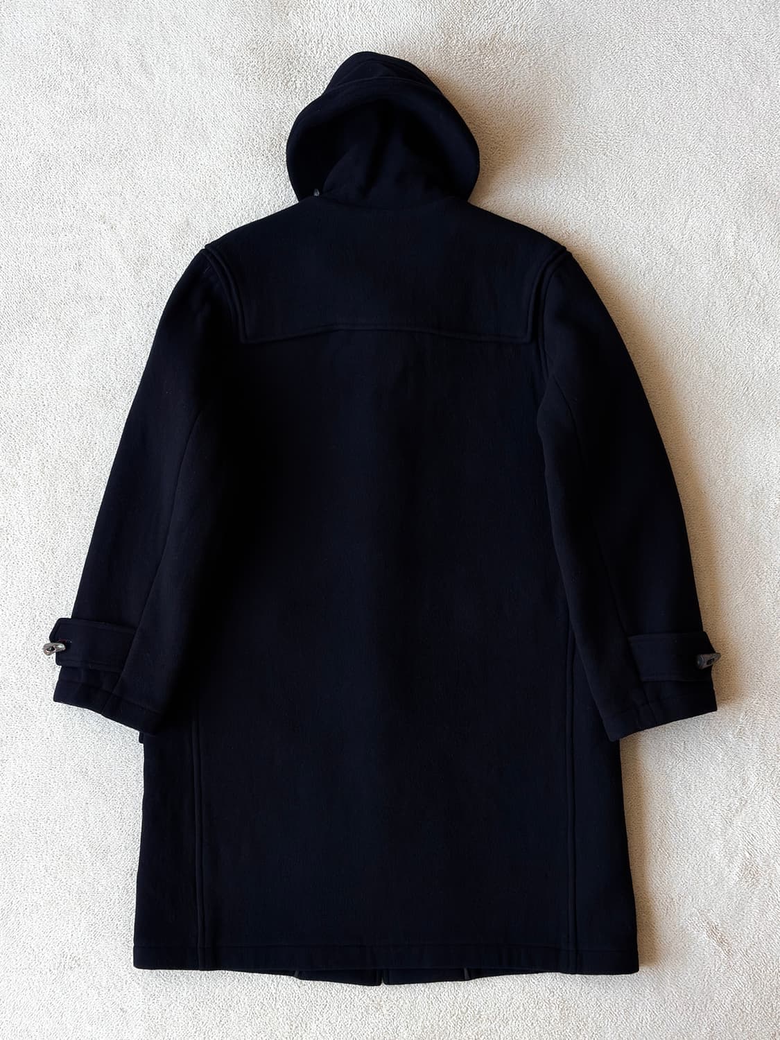 JAPAN 울·큐프라 후드 더플코트 상품이미지6