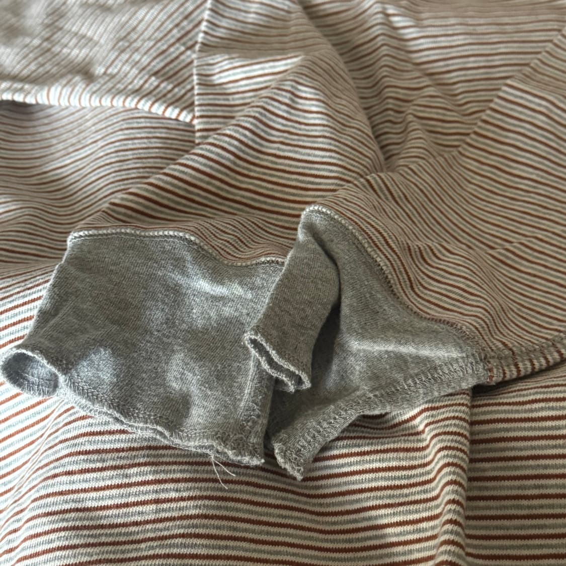 앤니즈 스트라이프 루즈 롱슬리브 브라운 상품이미지5