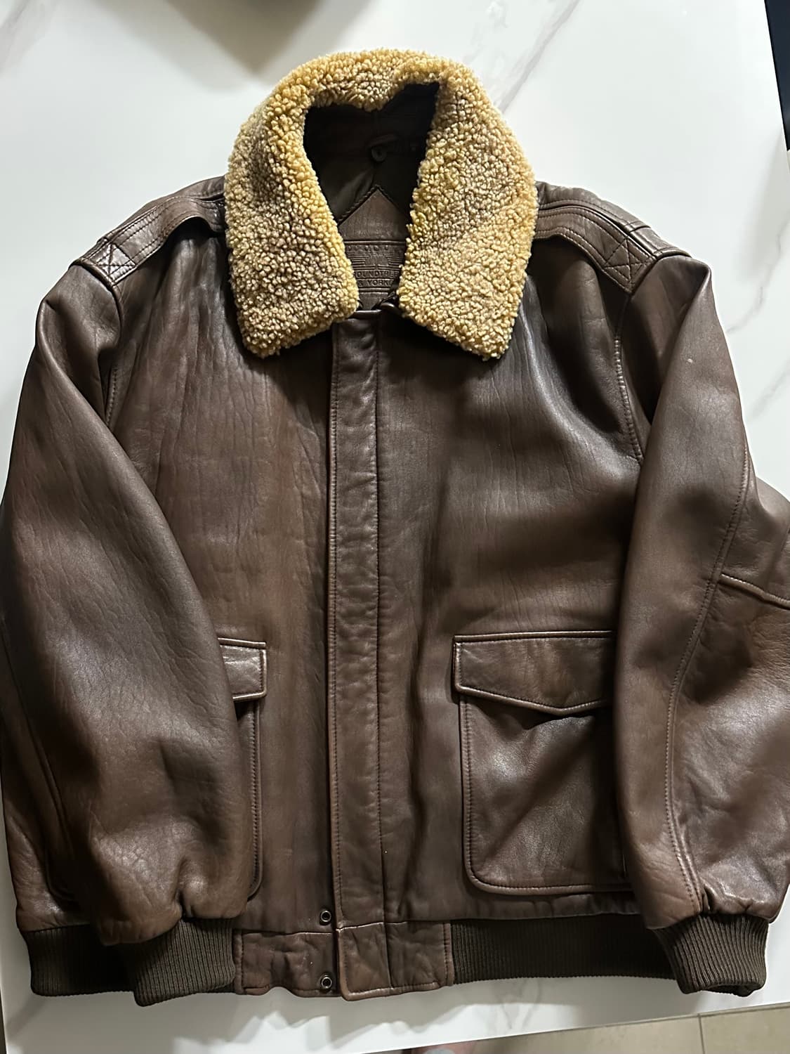 (110~115) 라운드트리앤요크 리얼레더 G-1 자켓/무스탕 상품이미지2