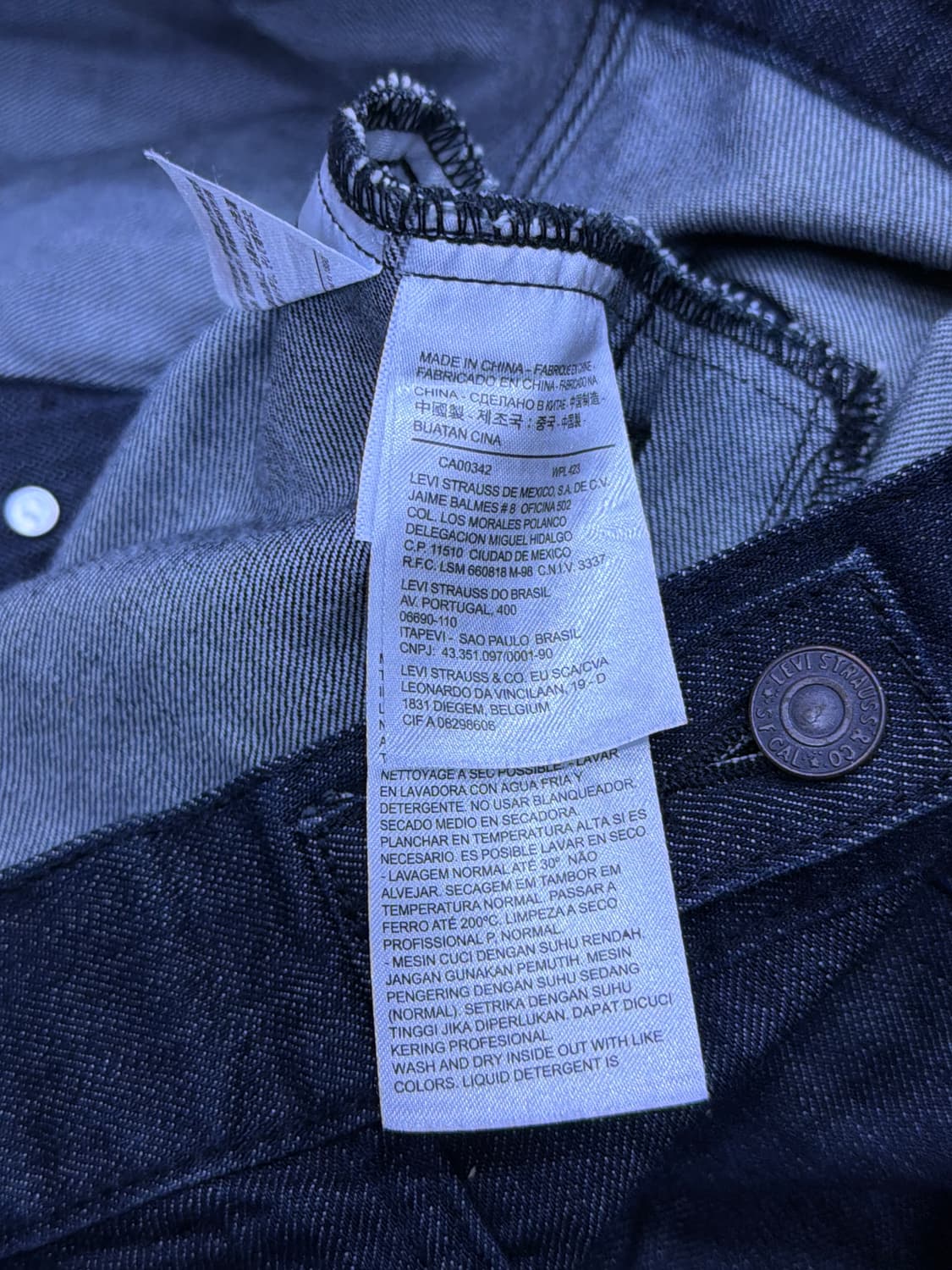 리바이스 데님 트러커 자켓 청자켓 S 상품이미지8