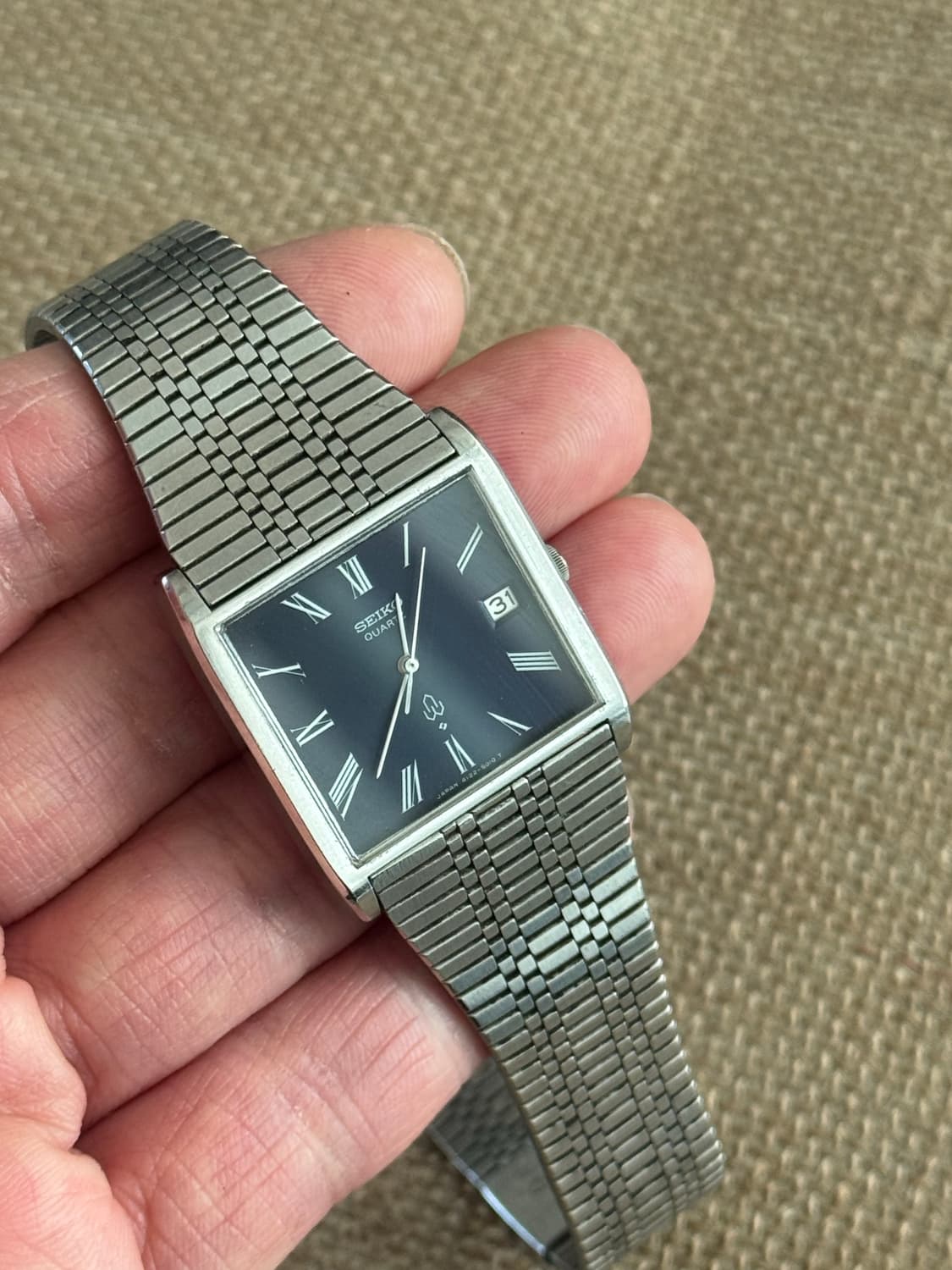 1970s 희귀 빈티지 세이코 로마인덱스 쿼츠 상품이미지5