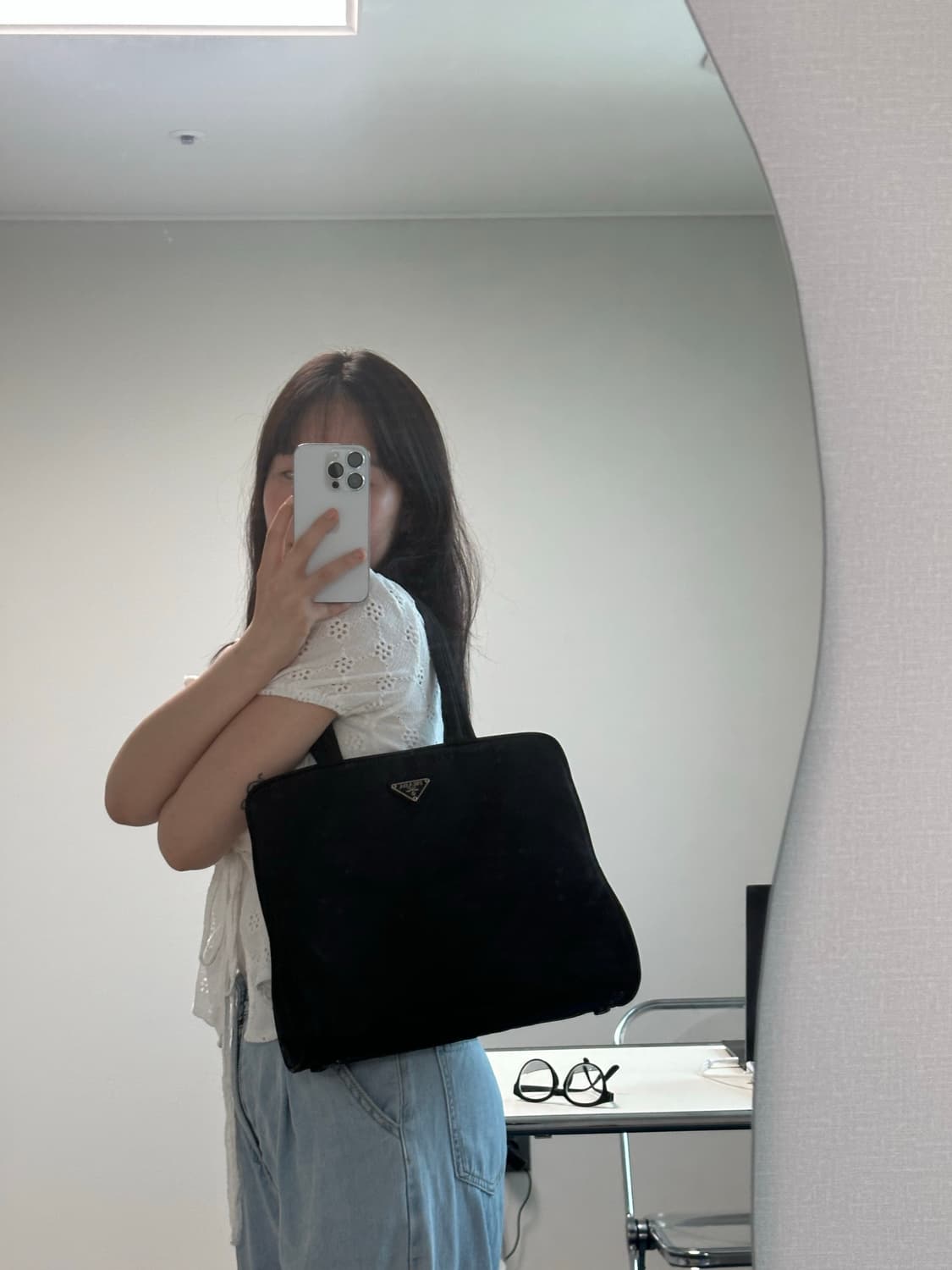 프라다 나일론 포코노 토트백 숄더백 상품이미지3