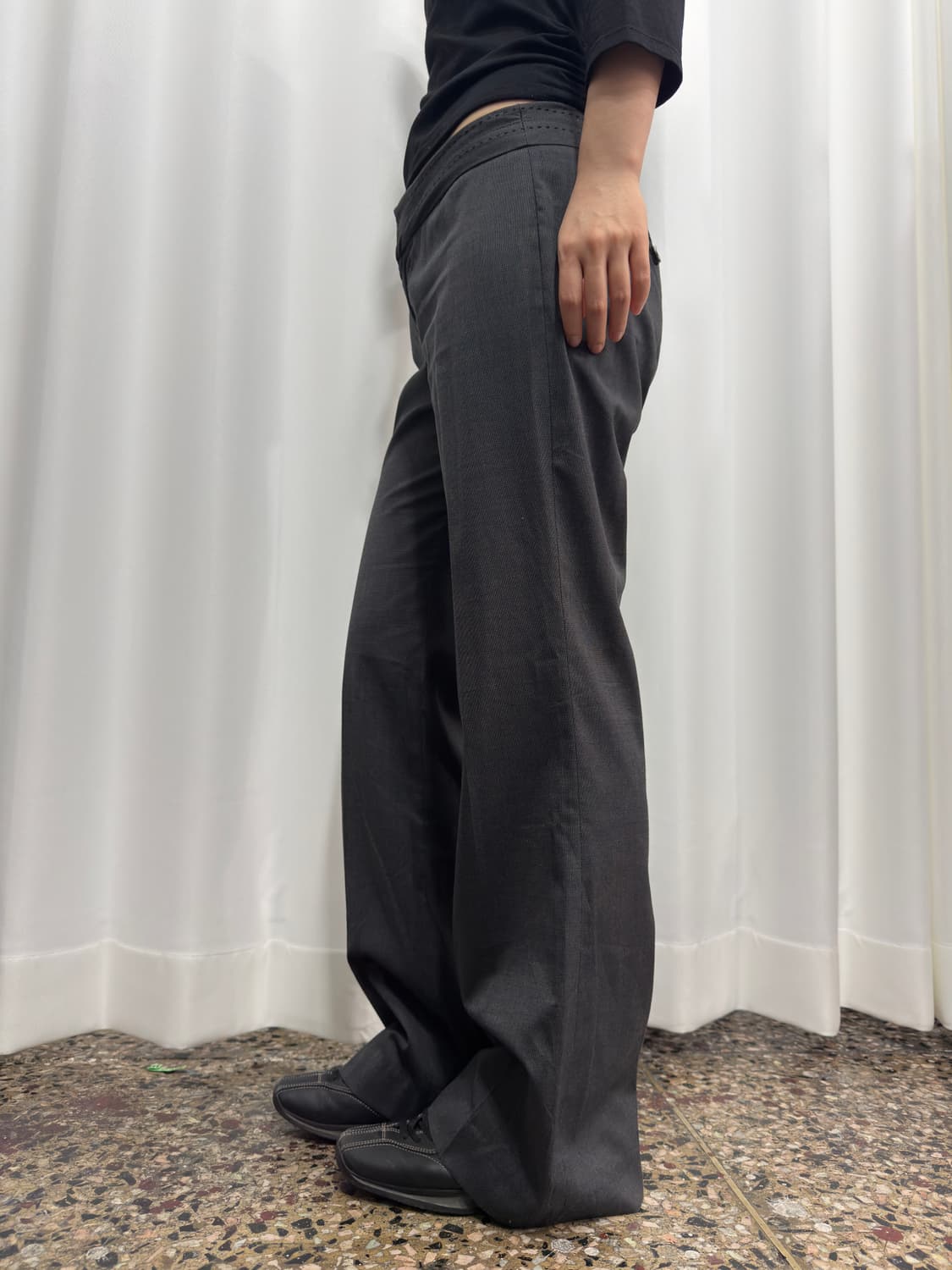 banana republic low-waist gray slacks 상품이미지3