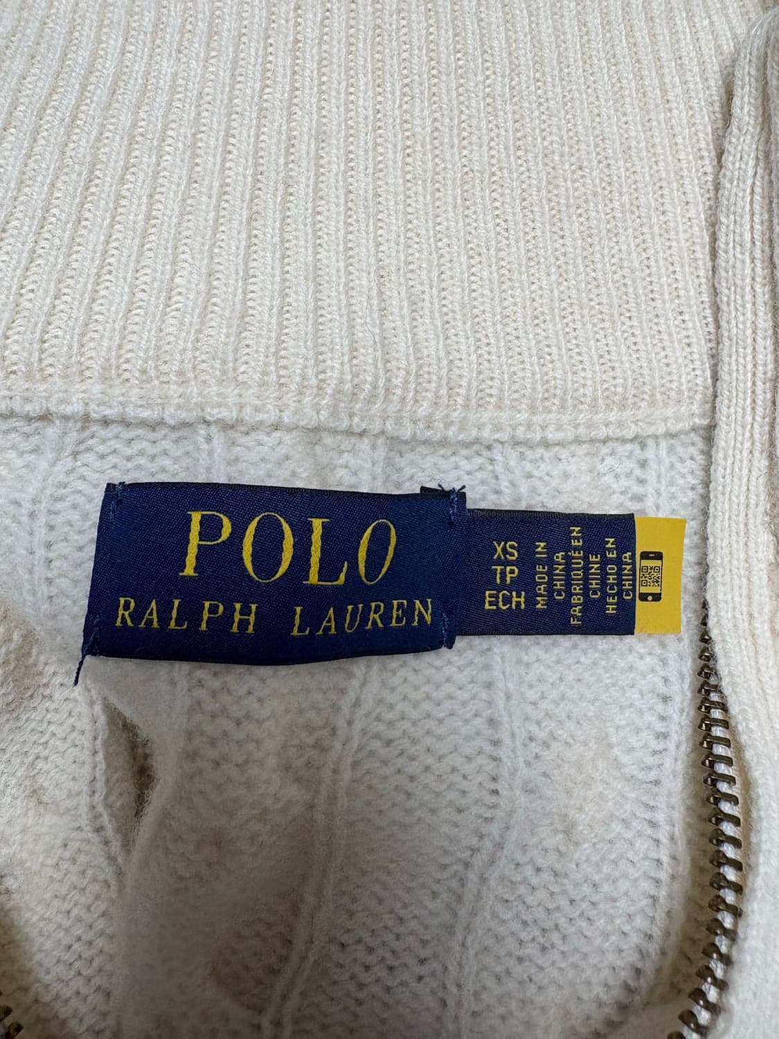 💛 반집업 아이보리 폴로 💛 상품이미지4