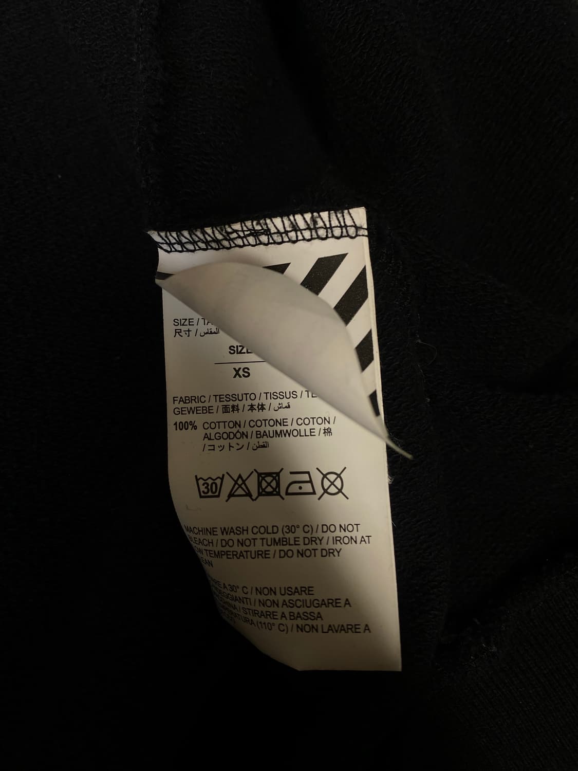 오프화이트 모네 유화 애로우 후드집업 ㅡ 95사이즈 상품이미지7