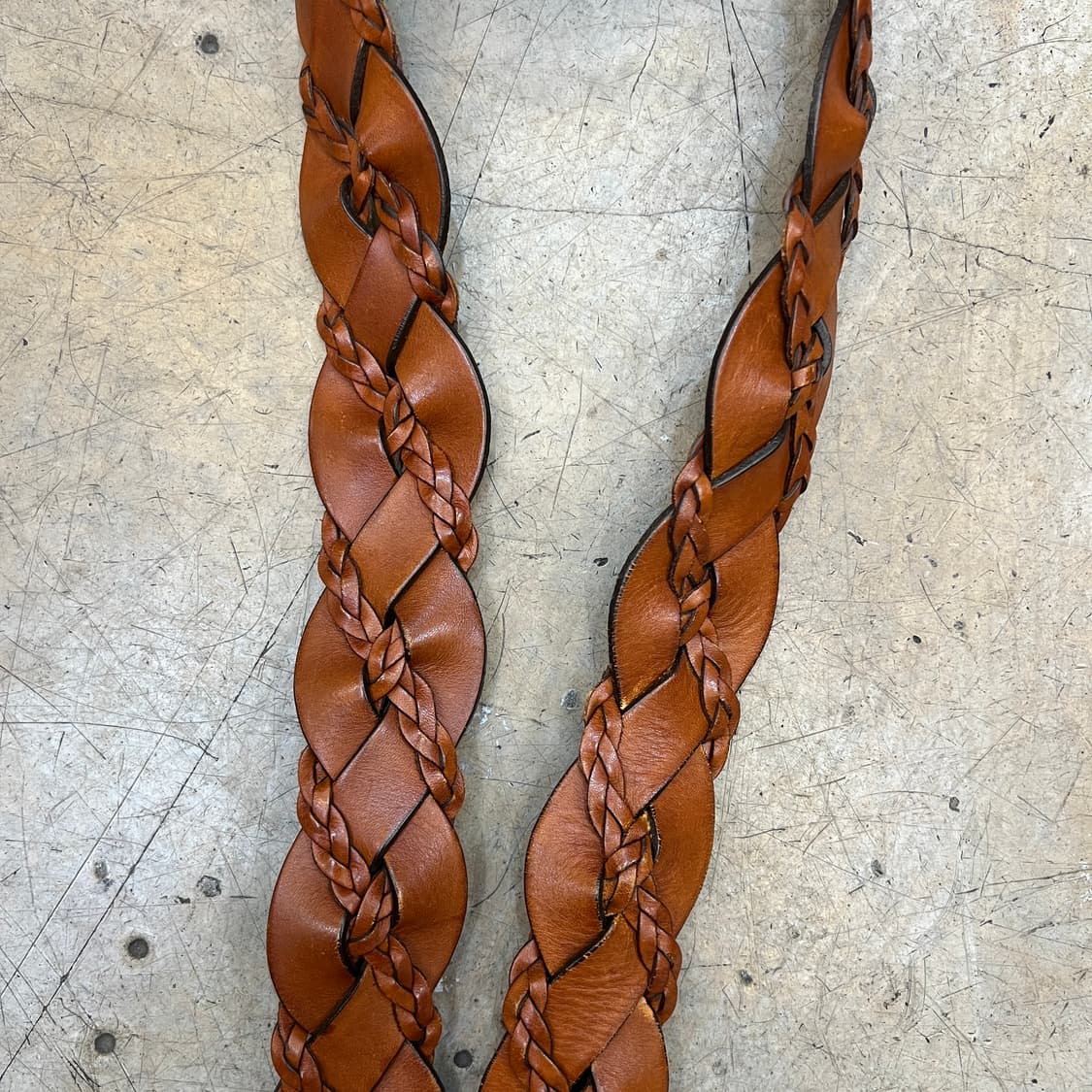 빈티지 레더 위빙벨트 상품이미지6