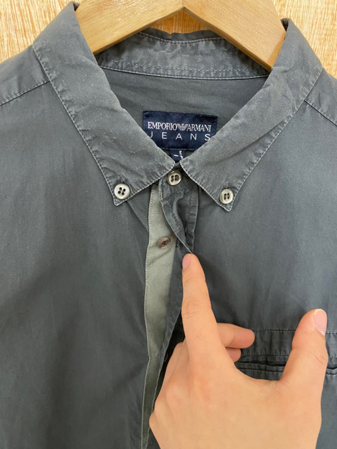 EMPORIO ARMANI washed shirts 알마니 셔츠 상품이미지7