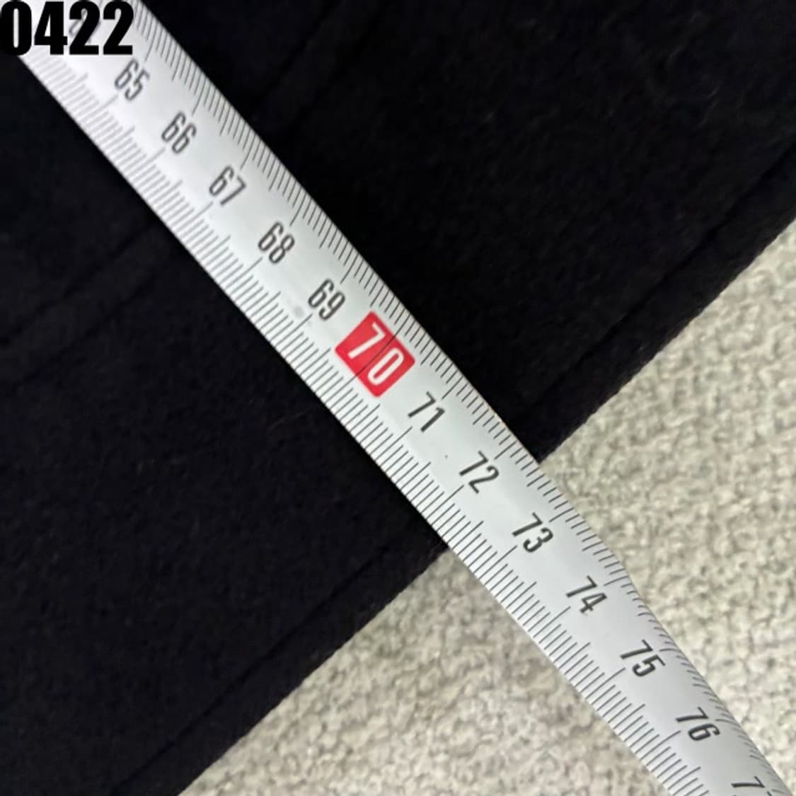 닥스 블랙 체크 안감 집업 자켓 100-105 상품이미지5