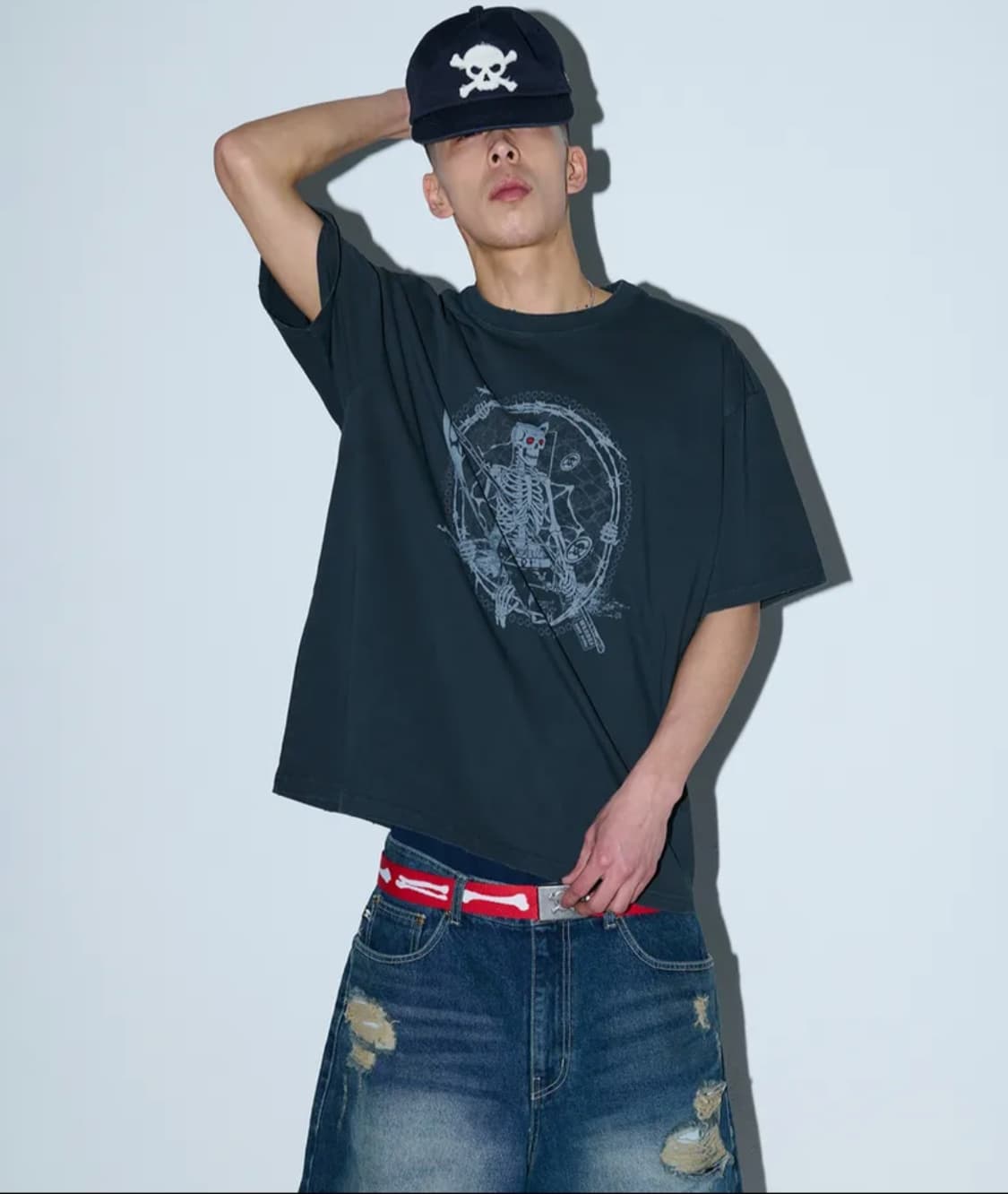 [KOIN SEOUL] REAPER T-SHIRT (CHARCOAL) 상품이미지3