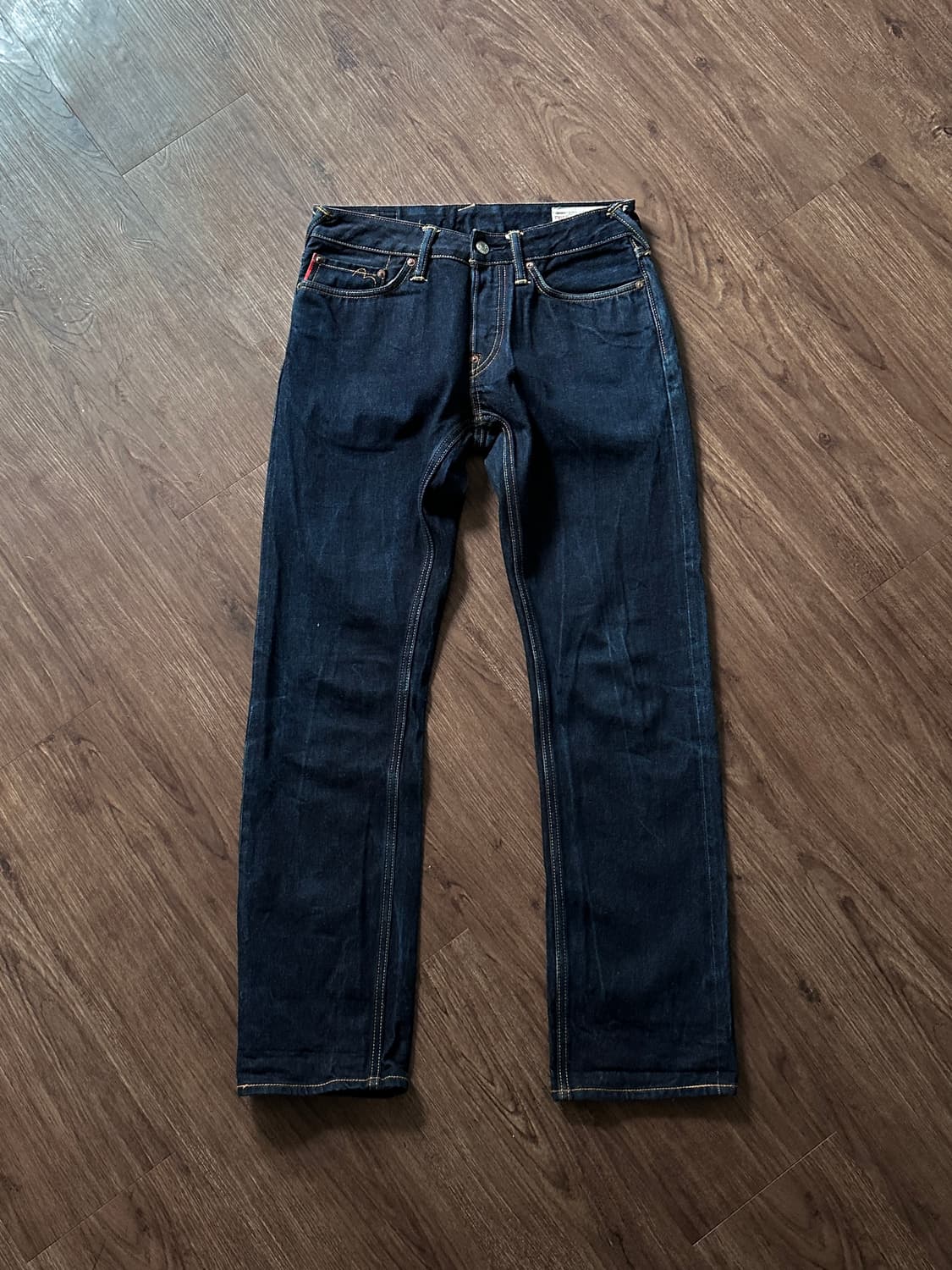 Evisu 08 "3D DIACOCK" 자수 셀비지 진 상품이미지7