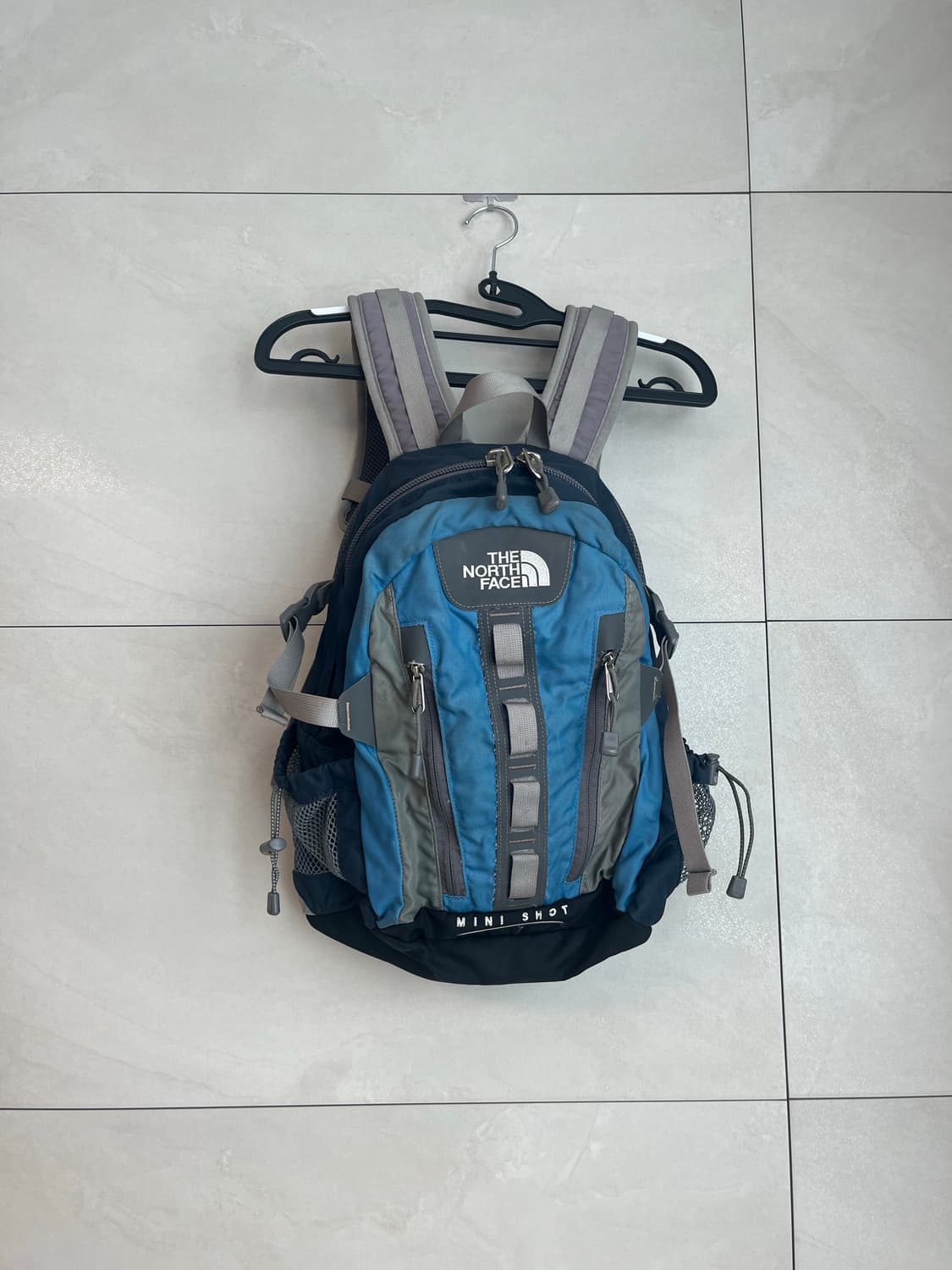 노스페이스 미니샷 백팩 블루 상품이미지1
