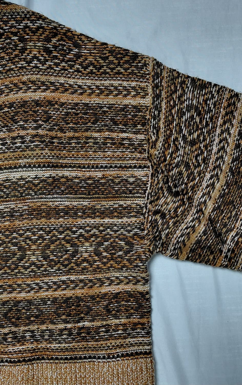 [L] 일본 브랜드 LAKOLE(라코레) 자카드 패턴 니트 가디건 상품이미지3