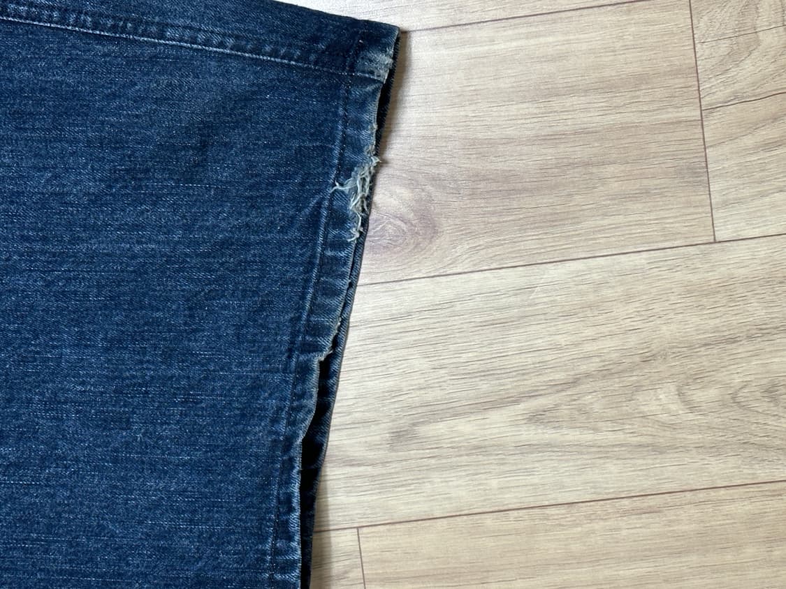 해칭룸 와이드 커브진 다크블루 4 상품이미지4