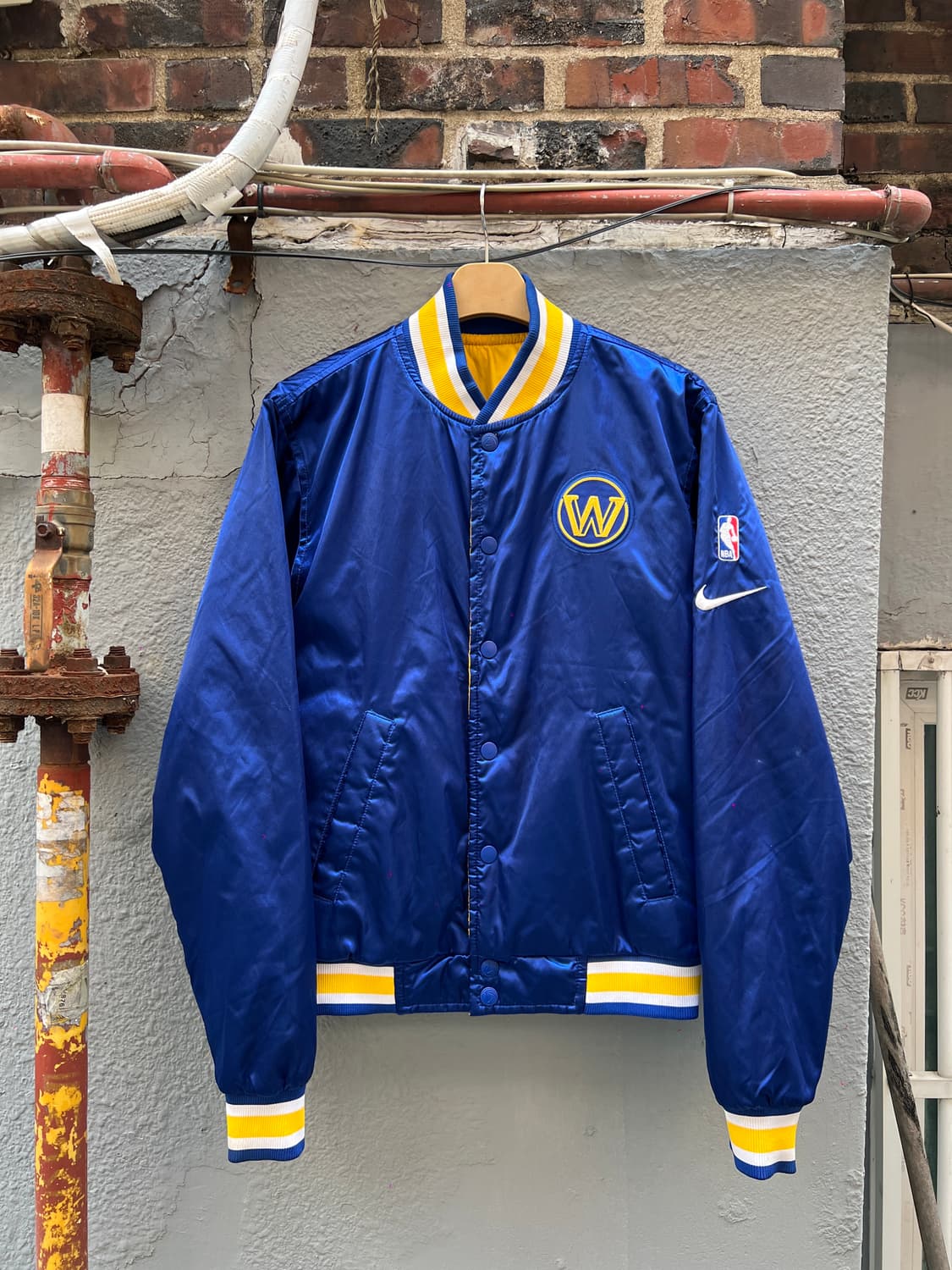 나이키 NBA 골든스테이트 워리어스 블루종 자켓 (정품) 상품이미지1