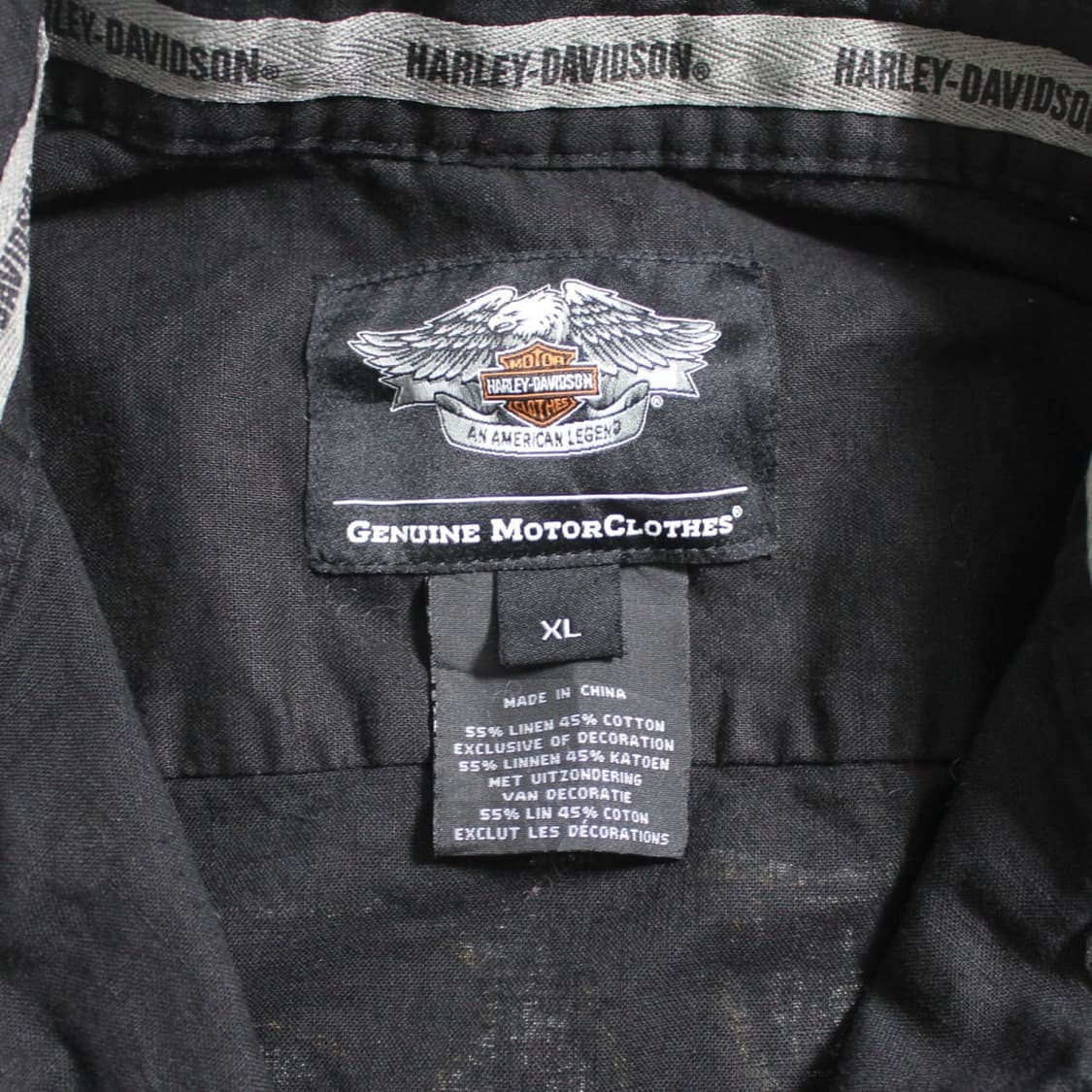 Harley-Davidson 할리 데이비슨 HDMC 슬리브리스 워크 셔츠 상품이미지5