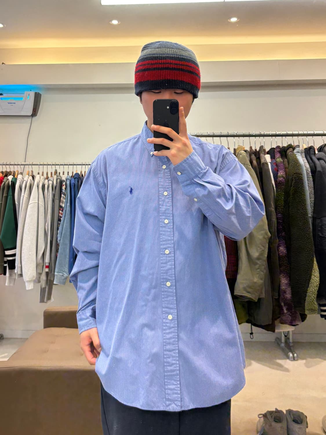 폴로 랄프로렌 핀체크 옥스포드 셔츠 상품이미지8