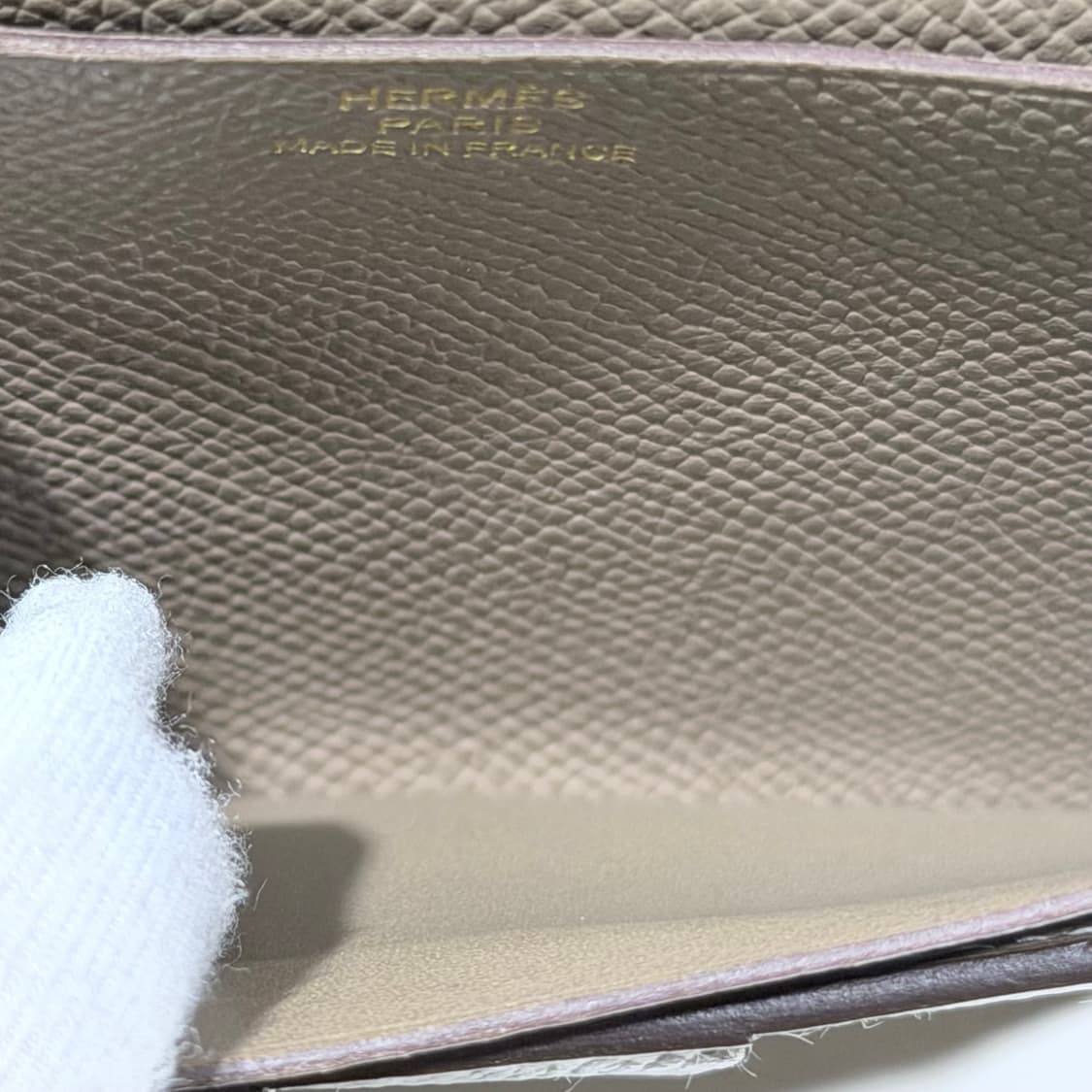 (A+/OS) / 에르메스 베안 장지갑 에토프 컬러 상품이미지10