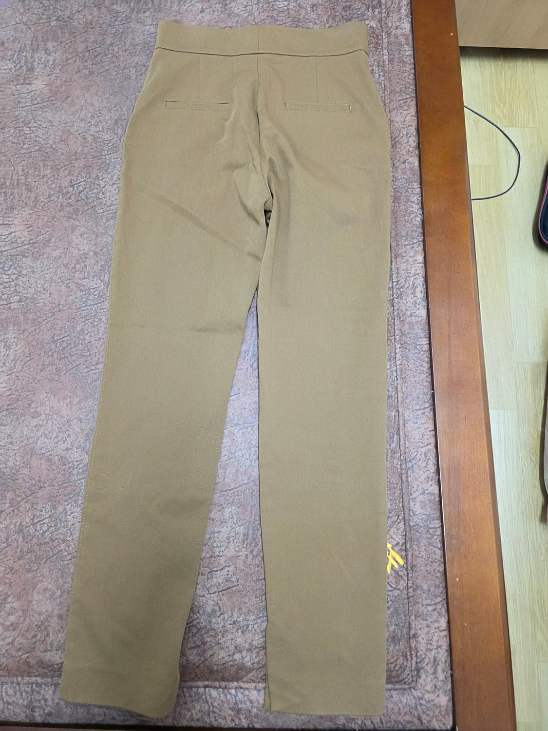 [새제품] 자라 스튜디오 투버튼 슬릿 팬츠 브라운 28 상품이미지4