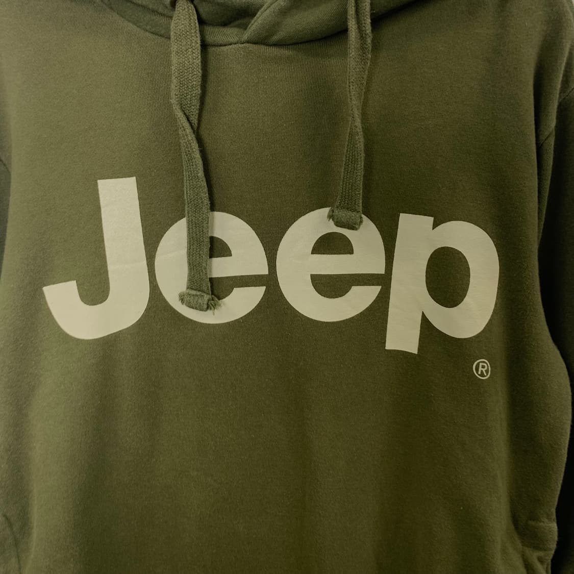 Jeep 지프 빅로고 카키 후드티 상품이미지4