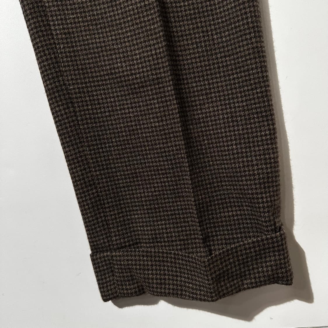 폴로 랄프로렌 이태리 메이드 하운드 투스 체크 울 트라우저 슬랙스 상품이미지6