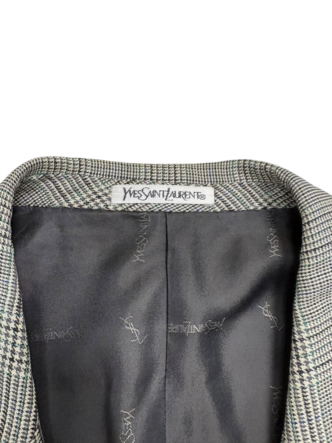 입생로랑 체크 자켓 상품이미지7