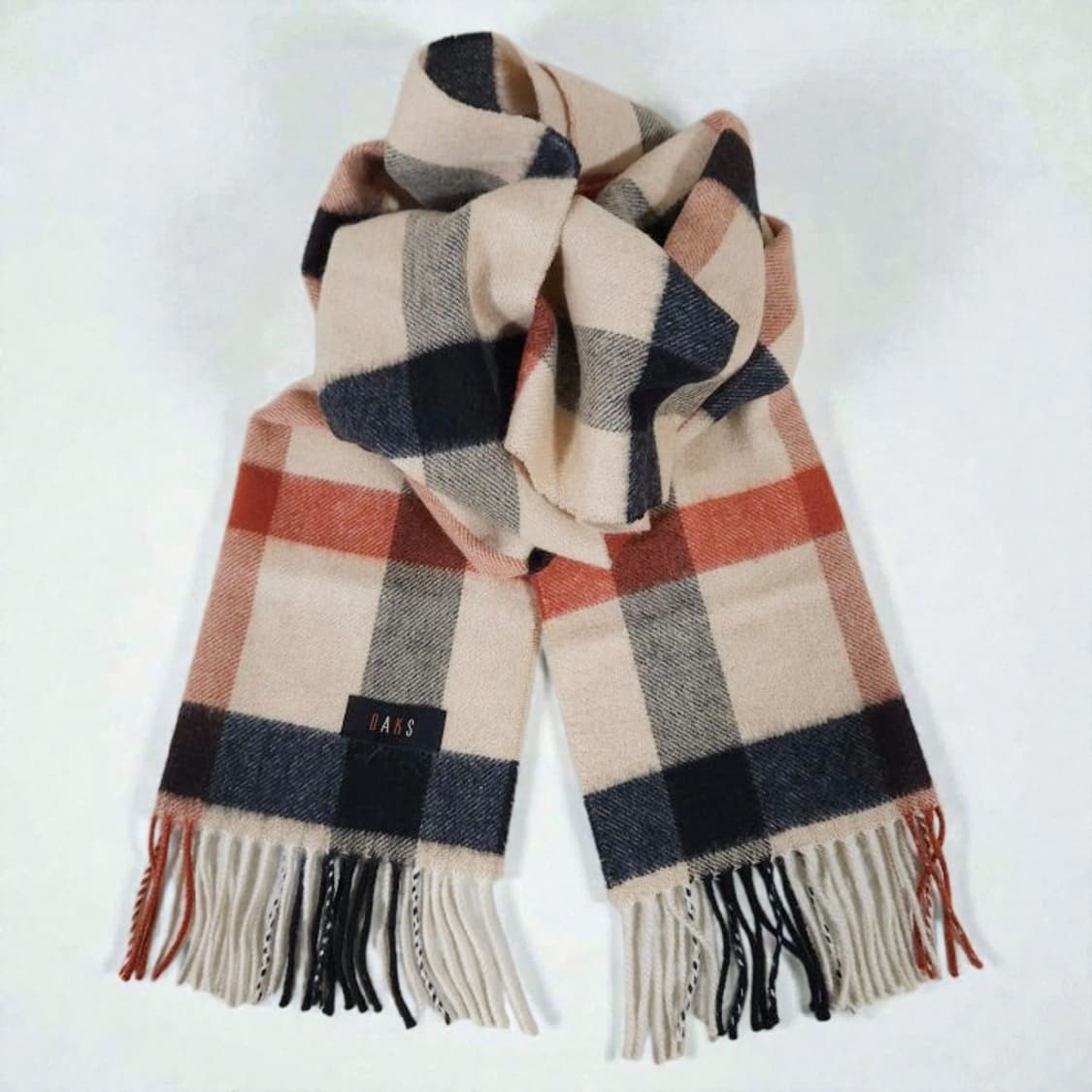 DAKS 닥스 시그니처체크 캐시미어100% 머플러 목도리 상품이미지1