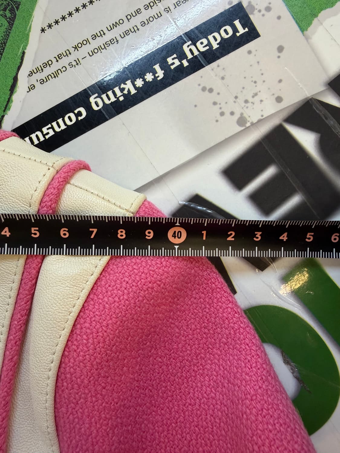 생 로랑 핑크 울 바시티 자켓 상품이미지7