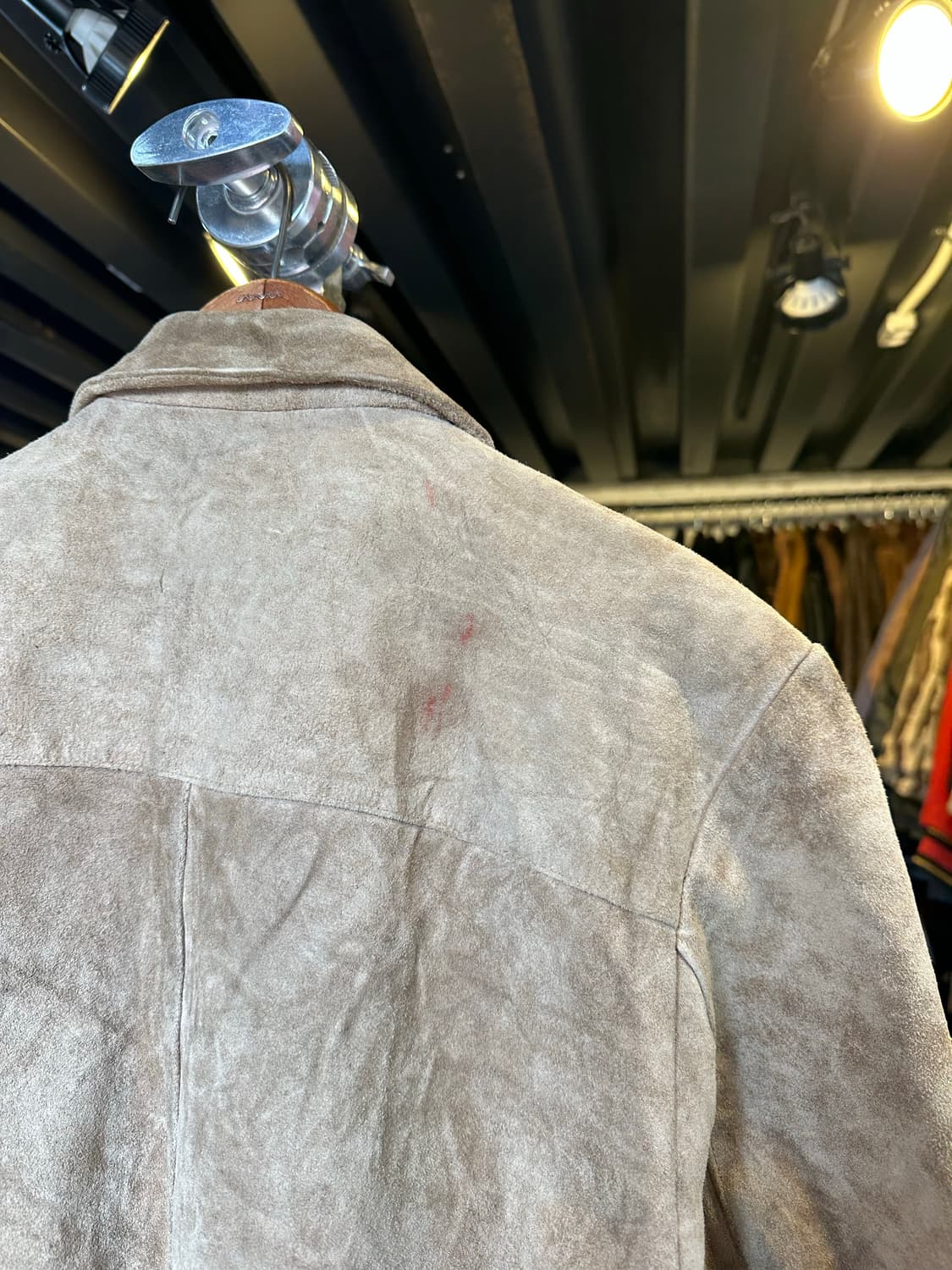 90s 리얼 레더 스웨이드 플라이트 자켓 made in korea 상품이미지6