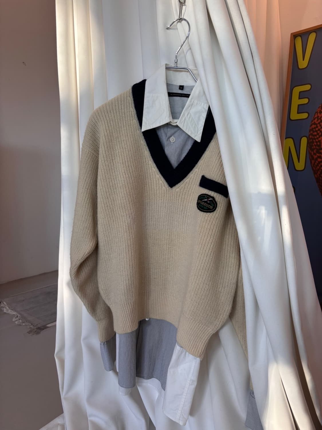 Vintage Mcgregor V-neck Wool knit 상품이미지1
