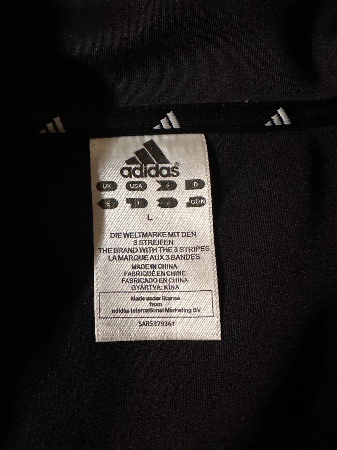 아디다스 검골 트랙탑 져지 L 상품이미지3