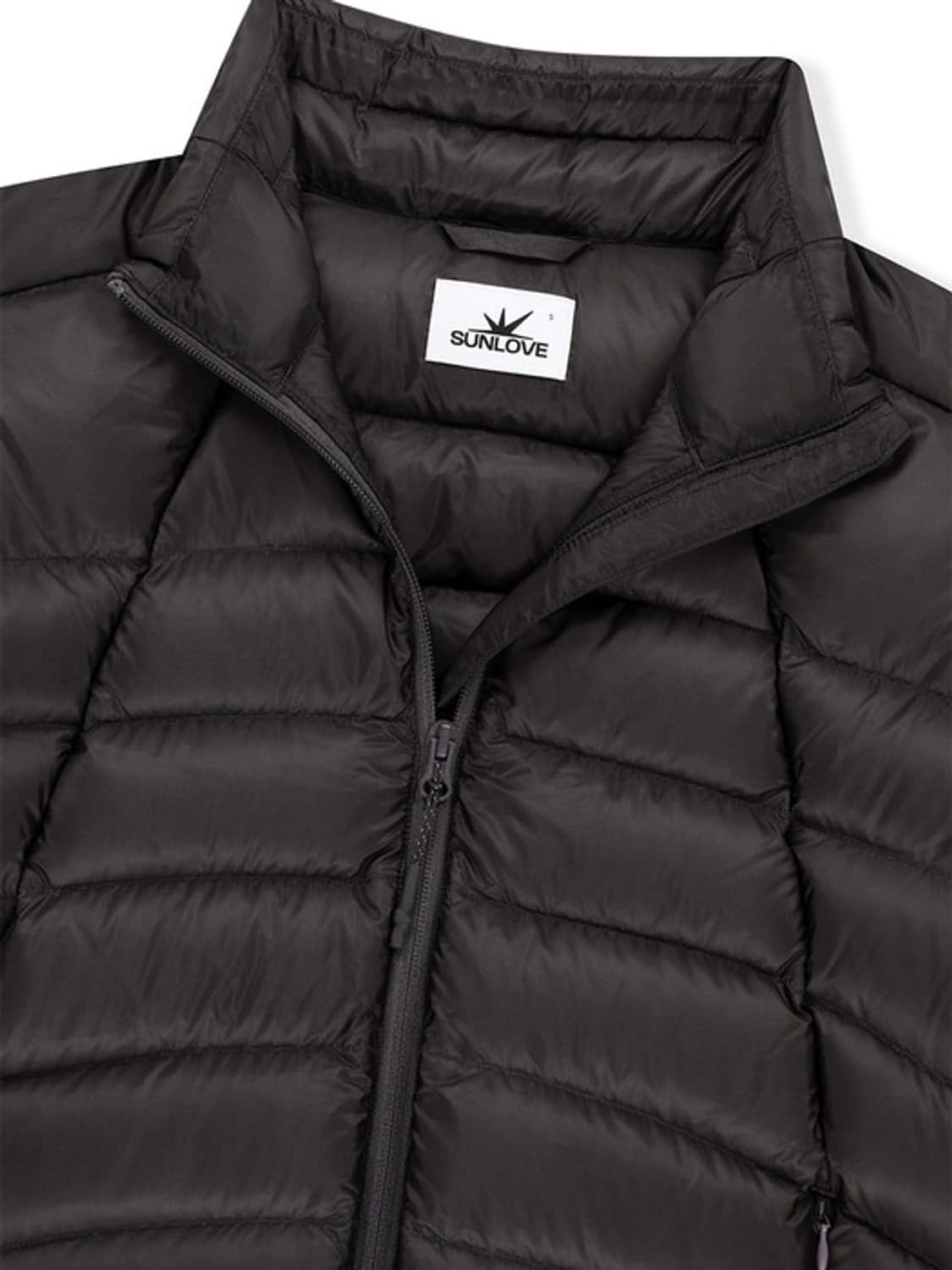 새상품) SUNLOVE 선러브 플라이 라이트 다운 자켓 차콜 상품이미지4
