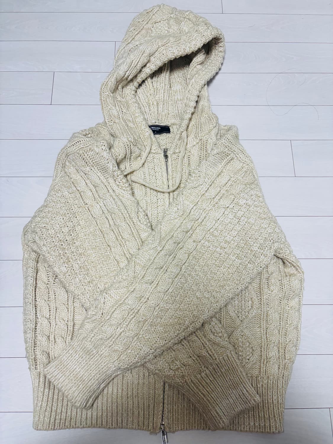 니트 후드집업 상품이미지1