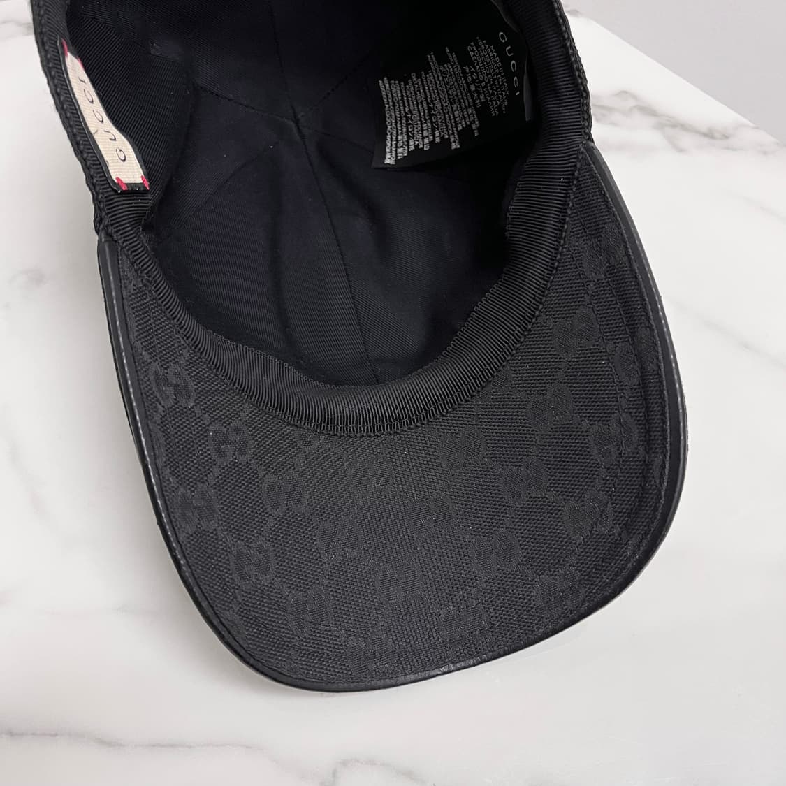 [S급/정품] 구찌 웹 GG 모자 볼캡 블랙 상품이미지6