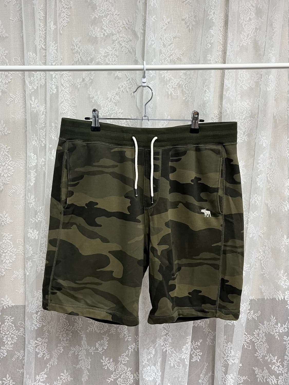 L) 아베크롬비 기모 반바지 카모플라쥬 상품이미지1