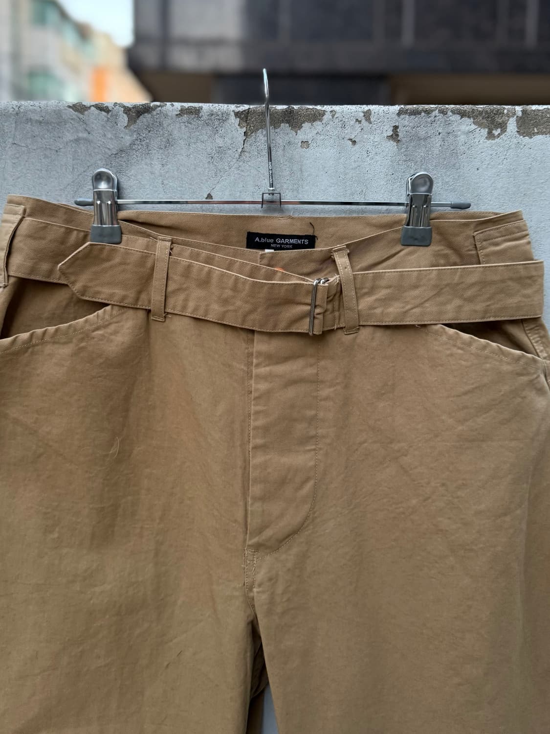 a.blue garments 벨티드 팬츠 상품이미지2