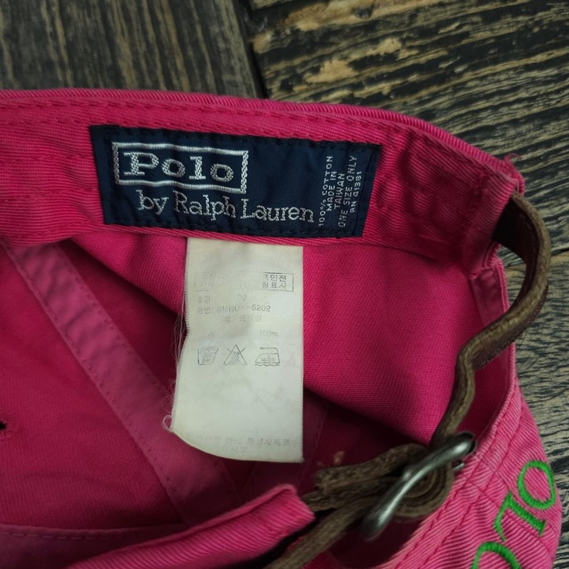 [폴로 랄프로렌] 포니 로고 자수 빈티지 볼캡 핑크 M21202 상품이미지7