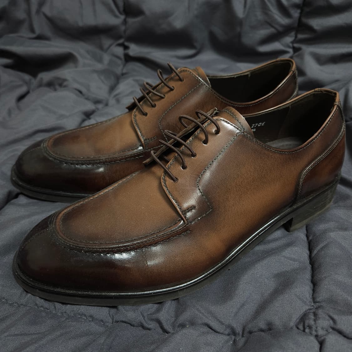 새상품 ) 텐디 남성 소가죽 Y팁 더비슈즈 270 상품이미지2