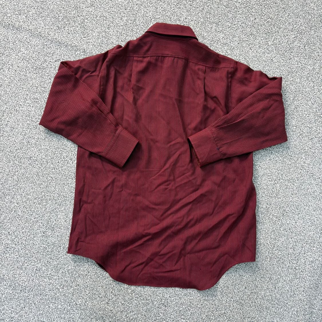 실측 랑방  긴팔 울 셔츠 남방 0427J 상품이미지3