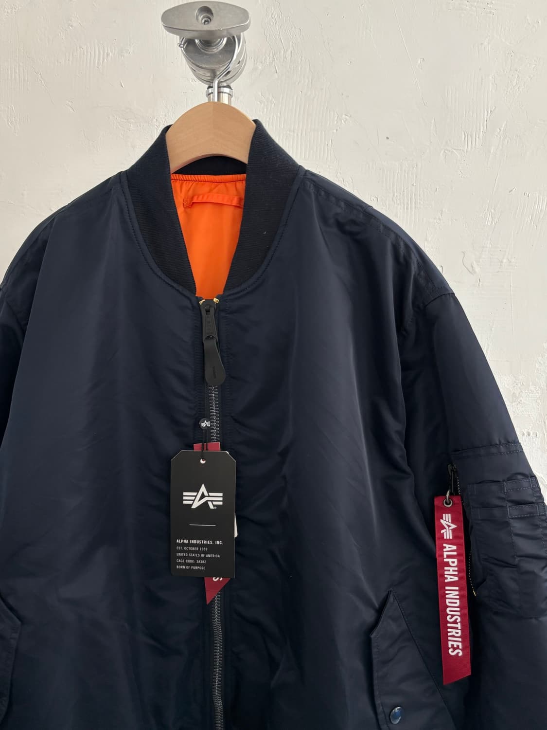 (새상품) ALPHA INDUSTRIES 알파 인더스트리 MA-1 플라이 상품이미지2