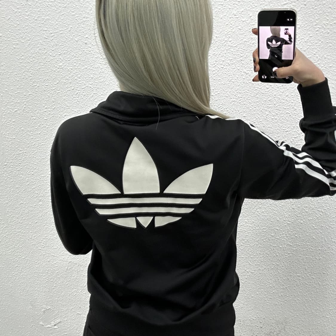 아디다스 여성 파이어버드 블랙 트랙탑 100 상품이미지3