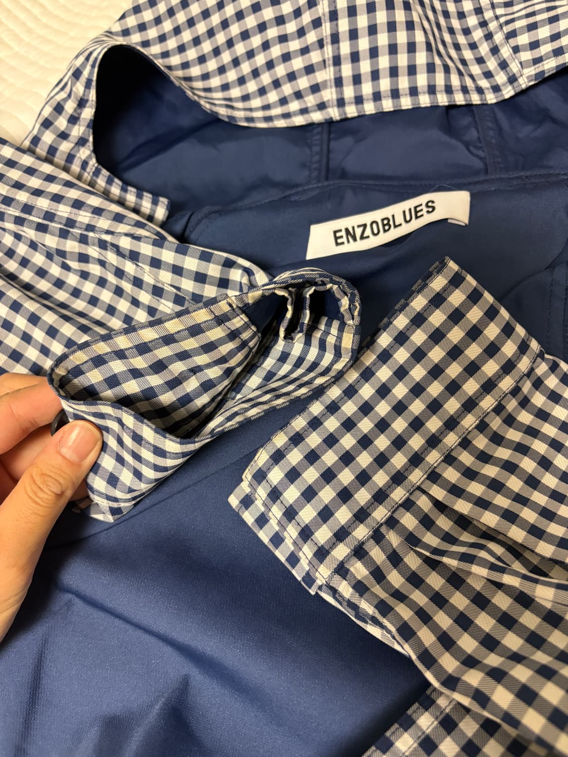 엔조블루스 후드 버튼 자켓(실물사진) 상품이미지7