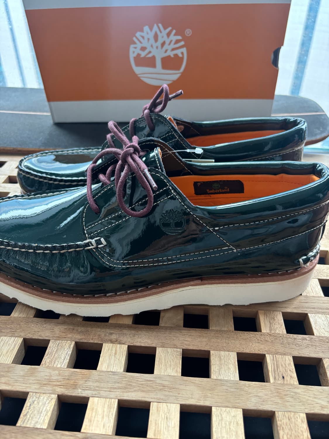 팀버랜드 카시나 3아이 보트슈즈 다크 그린 상품이미지3