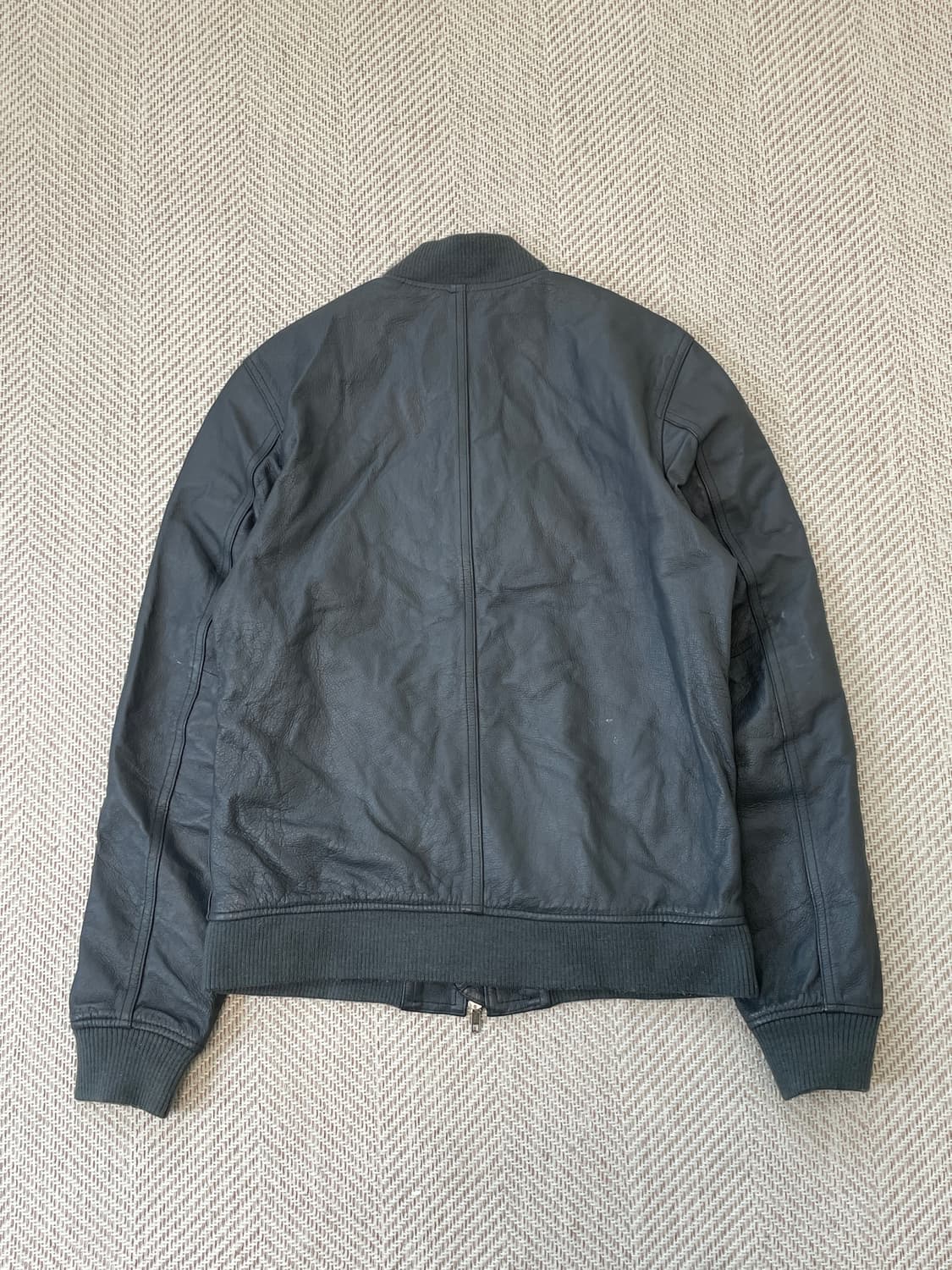 빈티지 돈피 레더 봄버자켓  J03923 상품이미지7