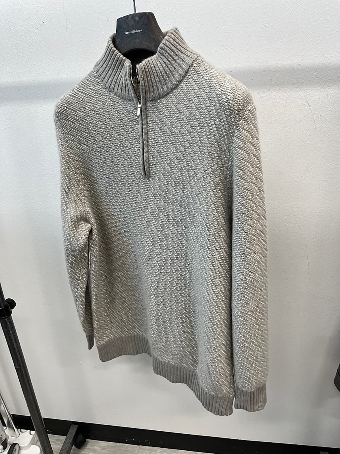 110) 로로피아나 신형 캐시미어 하프집업니트 상품이미지1