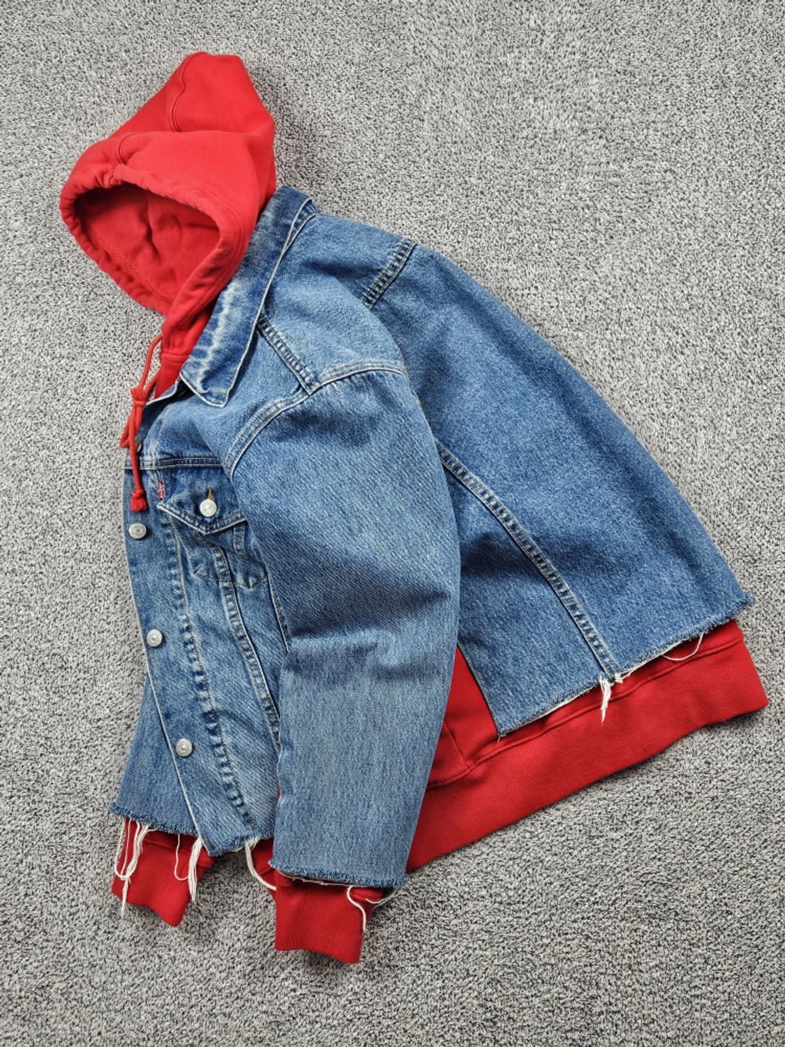 리바이스 엑스 보이프렌드 하이브리드 트러커 자켓 ( M ) / 10174 상품이미지3