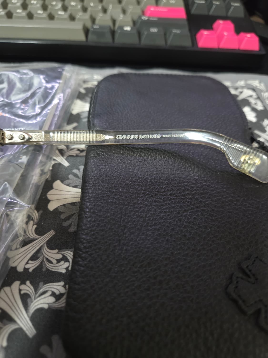 크롬하츠 처프처프 클리어실버 안경테 상품이미지3