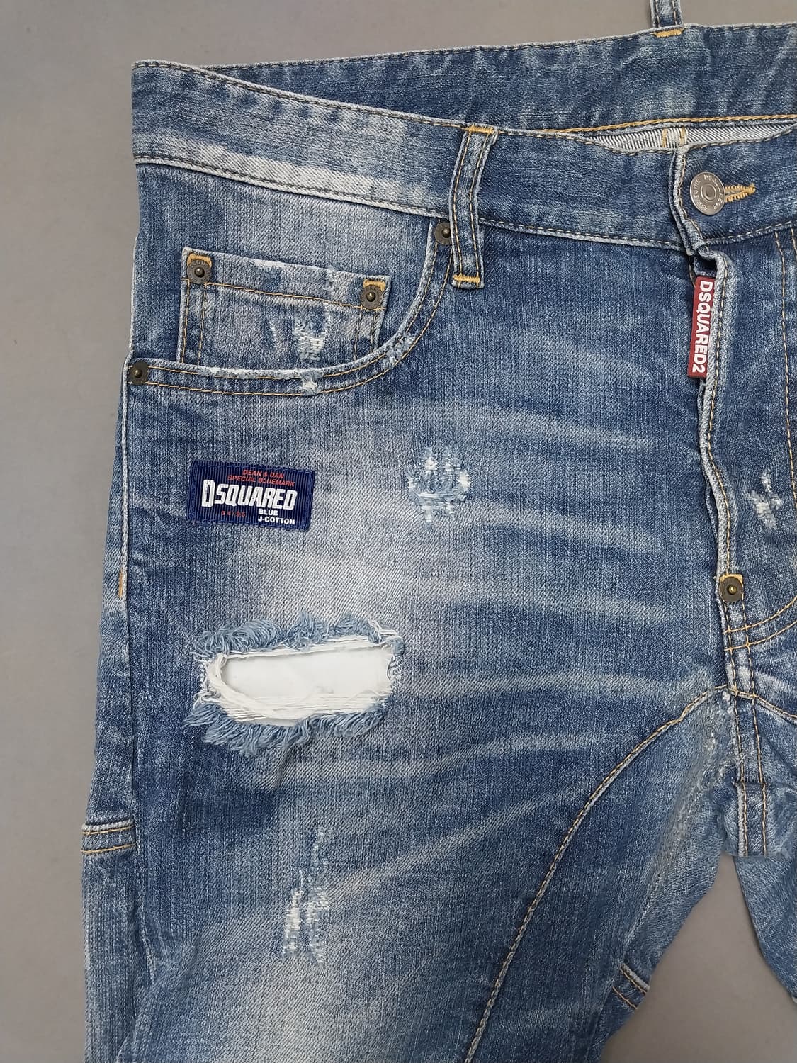 [32] 정품 디스퀘어드2 블루탭 타이디바이커진 청바지 상품이미지2