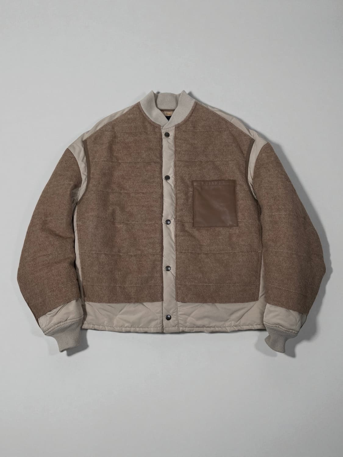 준야 와타나베 꼼데가르송 알파카/나일론 라이너 자켓 베이지 S사이즈 상품이미지1