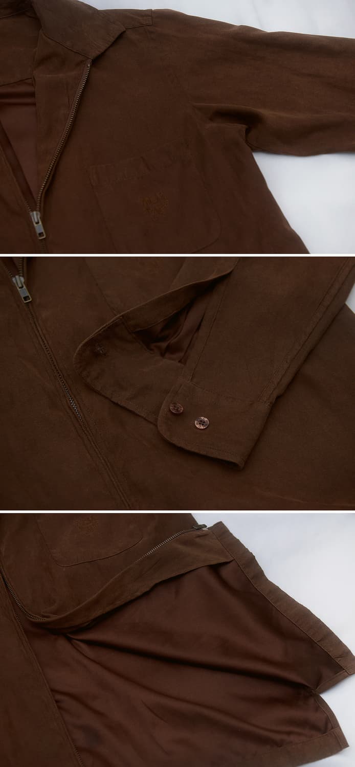 MCM 오리지널 벨벳 스웨이드 집업 셔츠 자켓 (95-100) 상품이미지7